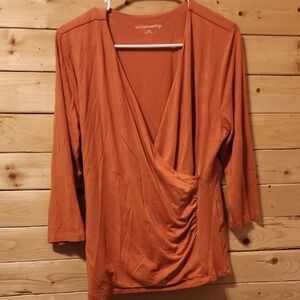 Soft Surroundings Womens Shirts Size Large Cotton Spandex Blend  NWOT
